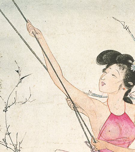 木里-胡也佛的仕女画和最知名的金瓶梅秘戏图